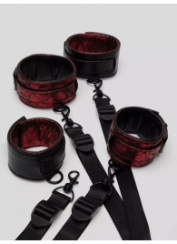 Изысканный набор фиксаций на кровати Reversible Under Mattress Restraint Set - Fifty Shades of Grey - купить с доставкой в Челябинске
