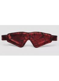Двусторонняя красно-черная маска на глаза Reversible Faux Leather Blindfold - Fifty Shades of Grey - купить с доставкой в Челябинске