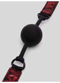 Кляп-шар на двусторонних ремешках Reversible Silicone Ball Gag - Fifty Shades of Grey - купить с доставкой в Челябинске