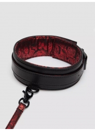 Стильный ошейник с поводком Reversible Faux Leather Collar and Lead - Fifty Shades of Grey - купить с доставкой в Челябинске