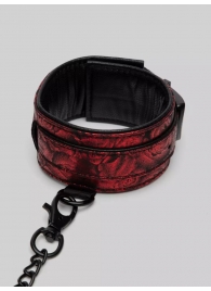 Красно-черные оковы Reversible Faux Leather Ankle Cuffs - Fifty Shades of Grey - купить с доставкой в Челябинске