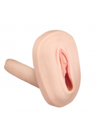 Мастурбатор-вагина с вибрацией и выносным пультом управления REALSTUFF SMOOTH   BALD - Dream Toys - в Челябинске купить с доставкой
