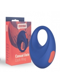 Синее эрекционное кольцо RRRING Casual Date Cock Ring - FeelzToys - в Челябинске купить с доставкой