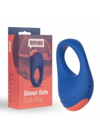 Синее эрекционное кольцо RRRING Dinner Date Cock Ring - FeelzToys - в Челябинске купить с доставкой