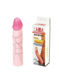 Удлиняющая насадка на пенис Deep Love - 21,5 см. - Baile - в Челябинске купить с доставкой