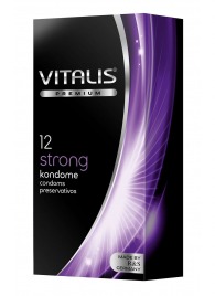 Презервативы с утолщённой стенкой VITALIS PREMIUM strong - 12 шт. - Vitalis - купить с доставкой в Челябинске