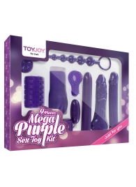Эротический набор Toy Joy Mega Purple - Toy Joy - купить с доставкой в Челябинске
