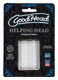 Прозрачный мастурбатор HELPING HEAD - Doc Johnson - в Челябинске купить с доставкой