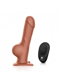 Реалистичный страпон с радиоуправлением Remote Control Realistic - 21 см. - Pegasus - купить с доставкой в Челябинске