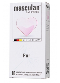 Супертонкие презервативы Masculan Pur - 10 шт. - Masculan - купить с доставкой в Челябинске
