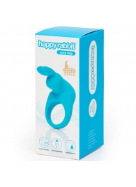 Голубое эрекционное виброкольцо Happy Rabbit Rechargeable Rabbit Cock Ring - Happy Rabbit - в Челябинске купить с доставкой