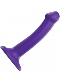 Фиолетовый фаллоимитатор-насадка Strap-On-Me Dildo Dual Density size S - 17 см. - Strap-on-me - купить с доставкой в Челябинске