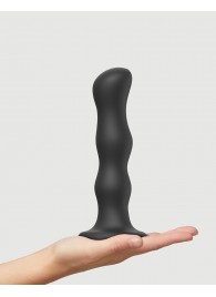 Черная насадка Strap-On-Me Dildo Geisha Balls size XL - Strap-on-me - купить с доставкой в Челябинске