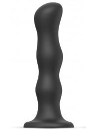 Черная насадка Strap-On-Me Dildo Geisha Balls size XL - Strap-on-me - купить с доставкой в Челябинске