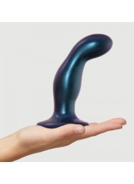 Темно-синяя насадка Strap-On-Me Dildo Plug Snaky size M - Strap-on-me - купить с доставкой в Челябинске