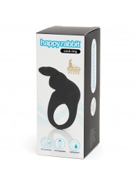 Черное эрекционное виброкольцо Happy Rabbit Rechargeable Rabbit Cock Ring - Happy Rabbit - в Челябинске купить с доставкой