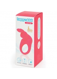 Розовое эрекционное виброкольцо Happy Rabbit Rechargeable Rabbit Cock Ring - Happy Rabbit - в Челябинске купить с доставкой