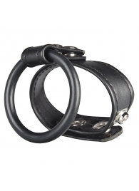 Двойное кольцо выносливости на пенис DUAL STAMINA RING - BlueLine - в Челябинске купить с доставкой