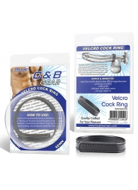 Кольцо на пенис из искусственной кожи на липучке VELCRO COCK RING - 5 см. - BlueLine - в Челябинске купить с доставкой