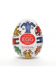 Мастурбатор-яйцо Keith Haring EGG DANCE - Tenga - в Челябинске купить с доставкой