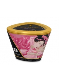 Массажная свеча Rose Petals с ароматом розы - 170 мл. - Shunga - купить с доставкой в Челябинске