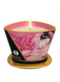 Массажная свеча Rose Petals с ароматом розы - 170 мл. - Shunga - купить с доставкой в Челябинске