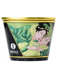 Массажная свеча Exotic Green Tea с ароматом зелёного чая - 170 мл. - Shunga - купить с доставкой в Челябинске