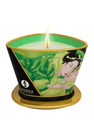 Массажная свеча Exotic Green Tea с ароматом зелёного чая - 170 мл. - Shunga - купить с доставкой в Челябинске