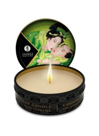 Массажная свеча Exotic Green Tea с ароматом зелёного чая - 30 мл. - Shunga - купить с доставкой в Челябинске