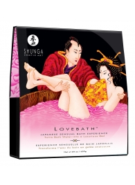 Соль для ванны Lovebath Dragon Fruit, превращающая воду в гель - 650 гр. - Shunga - купить с доставкой в Челябинске