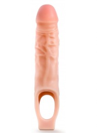 Телесная насадка на пенис 9 Inch Cock Sheath Extender - 22,2 см. - Blush Novelties - в Челябинске купить с доставкой