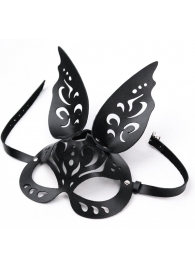 Черная ажурная маска  Зайка  с ушками - Crazy Handmade - купить с доставкой в Челябинске