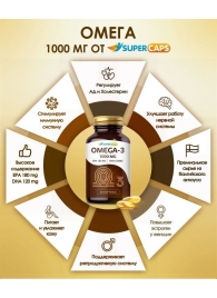Пищевая добавка SuperCaps OMEGA-3 - 50 капсул (1000 мг) - SuperCaps - купить с доставкой в Челябинске