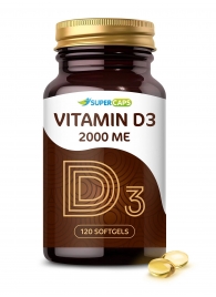 Пищевая добавка SuperCaps VITAMIN D3 2000 ME - 120 капсул - SuperCaps - купить с доставкой в Челябинске