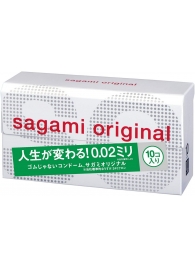 Ультратонкие презервативы Sagami Original 0.02 - 10 шт. - Sagami - купить с доставкой в Челябинске
