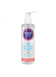 Гель-лубрикант на водной основе Aqua Comfort Aroma с ароматом персика - 195 гр. - Биоритм - купить с доставкой в Челябинске