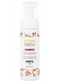 Органическая интимная очищающая пенка Intime Fresh - 150 мл. - Exsens - купить с доставкой в Челябинске