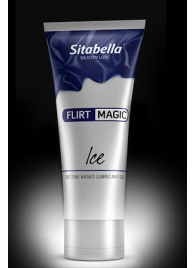 Силиконовая гель-смазка FLIRT MAGIC Ice с лёгким пролонгирующим эффектом - 75 мл. - Sitabella - купить с доставкой в Челябинске