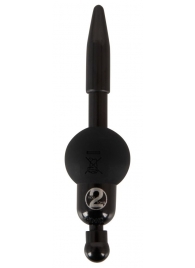 Черный уретральный вибростимулятор Vibrating Penis Plug - Orion - купить с доставкой в Челябинске
