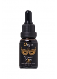 Возбуждающий гель для клитора ORGIE Orgasm Drops Vibe - 15 мл. - ORGIE - купить с доставкой в Челябинске