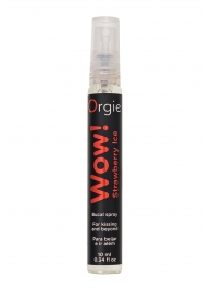 Оральный спрей ORGIE Wow! Strawberry Ice Blowjob Spray с охлаждающим и возбуждающим эффектом - 10 мл. - ORGIE - купить с доставкой в Челябинске
