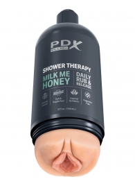 Телесный мастурбатор-вагина Shower Therapy Milk Me Honey - Pipedream - в Челябинске купить с доставкой