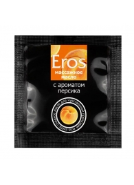 Саше массажного масла Eros exotic с ароматом персика - 4 гр. - Биоритм - купить с доставкой в Челябинске