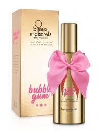 Гель с ароматом жвачки Bubblegum 2-in-1 Scented Silicone Massage And Intimate Gel - 100 мл. - Bijoux Indiscrets - купить с доставкой в Челябинске