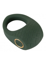 Зеленое эрекционное виброкольцо Luxurious Vibro Cock Ring - Orion - в Челябинске купить с доставкой