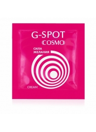 Стимулирующий интимный крем для женщин Cosmo G-spot - 2 гр. - Биоритм - купить с доставкой в Челябинске