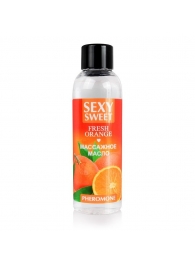 Массажное масло Sexy Sweet Fresh Orange с ароматом апельсина и феромонами - 75 мл. - Биоритм - купить с доставкой в Челябинске