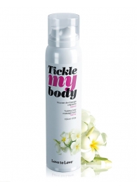 Массажная хрустящая пенка Tickle My Body Monoi с ароматом моной - 150 мл. - Love to Love - купить с доставкой в Челябинске