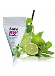 Съедобное согревающее массажное масло Love Me Tender Mojito с ароматом мохито - 10 мл. - Love to Love - купить с доставкой в Челябинске