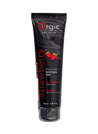 Интимный гель на водной основе Lube Tube Strawberry с клубничным вкусом - 100 мл. - ORGIE - купить с доставкой в Челябинске